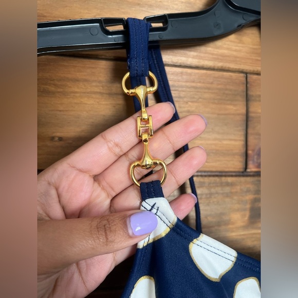 La Blanca vintage one piece swimsuit polka dot size 8 - Picture 3 of 11